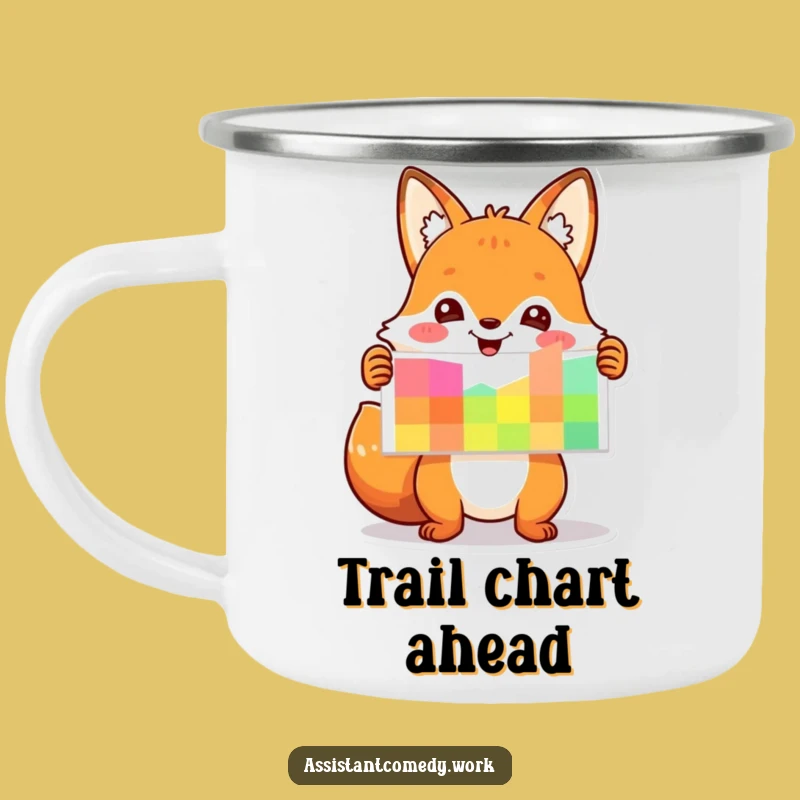 Funny Fox Chart Camping Mug - Durable & Hilarious Gift for Adventurers