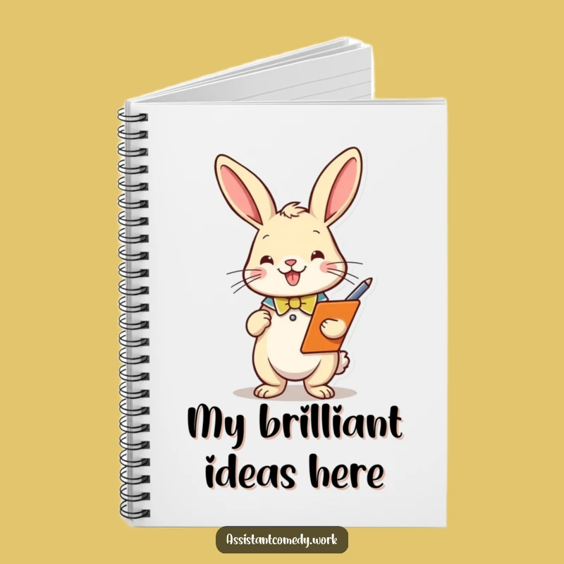 Funny Rabbit Notebook: Plan Your Day with Bunny Brilliance